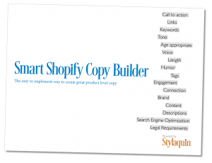 Image of the Cover of the Smart Shopify Copy Builder